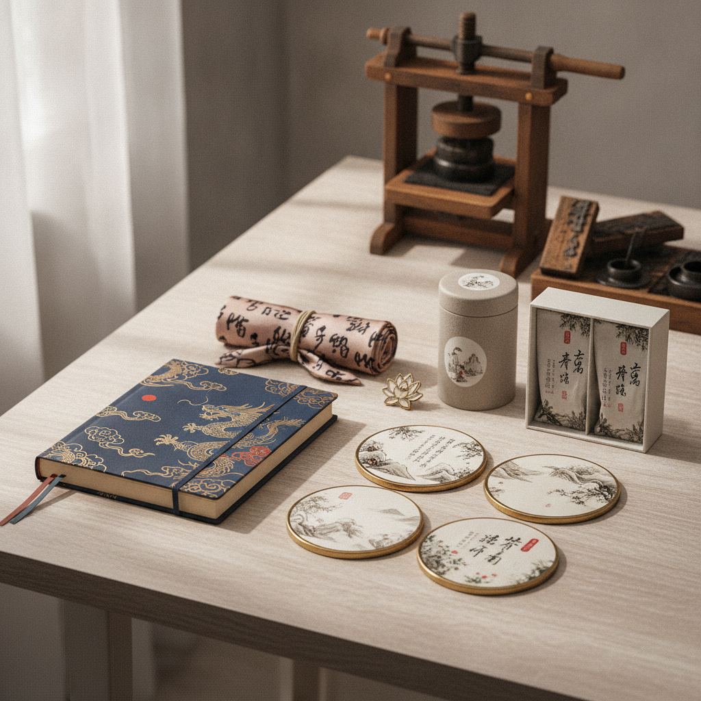 精美印刷的文化周边产品，提升品牌与用户情感联结。